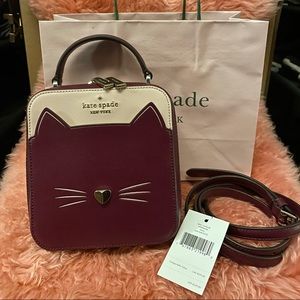 KATE SPADE Meow Cat Daisy Crossbody purse